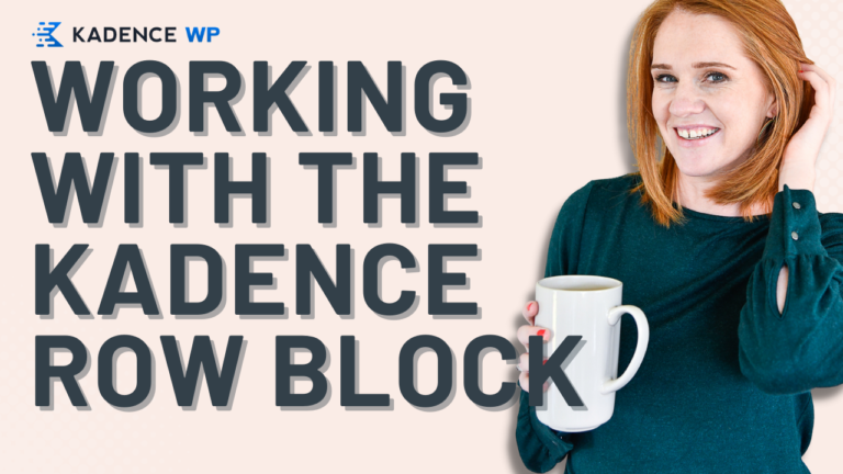 Kadence Row block